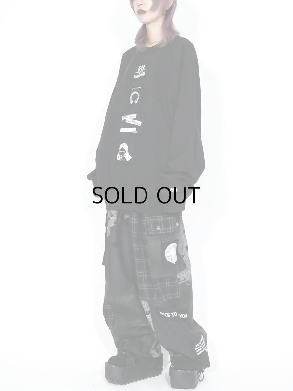 画像8: SPARKING SPARKING SPARKING/パッチワークカーゴパンツ