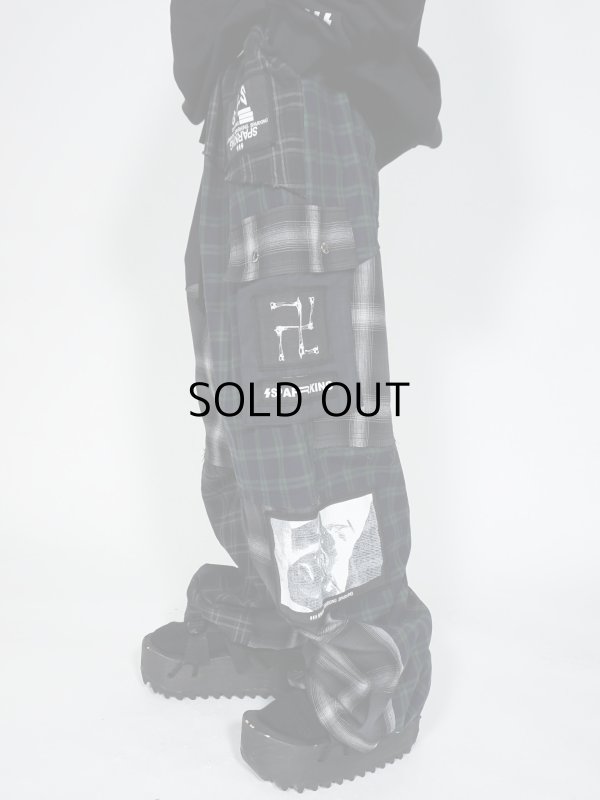 画像3: SPARKING SPARKING SPARKING/パッチワークカーゴパンツ