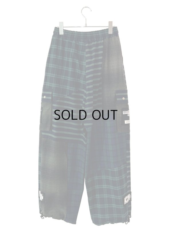 画像2: SPARKING SPARKING SPARKING/パッチワークカーゴパンツ