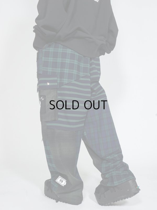 画像6: SPARKING SPARKING SPARKING/パッチワークカーゴパンツ