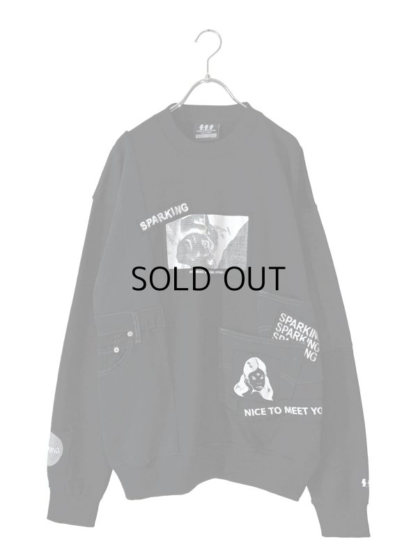 画像1: SPARKING SPARKING SPARKING - trip collection / 再構築トレーナー