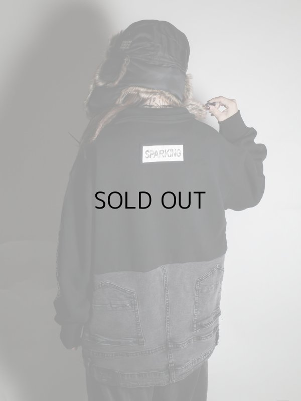 画像6: SPARKING SPARKING SPARKING - trip collection / 再構築ハーフジップトレーナー