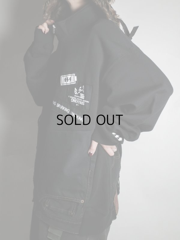 画像8: SPARKING SPARKING SPARKING - trip collection / 再構築ハーフジップトレーナー