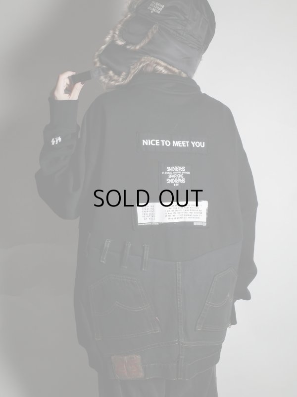 画像6: SPARKING SPARKING SPARKING - trip collection / 再構築ハーフジップトレーナー