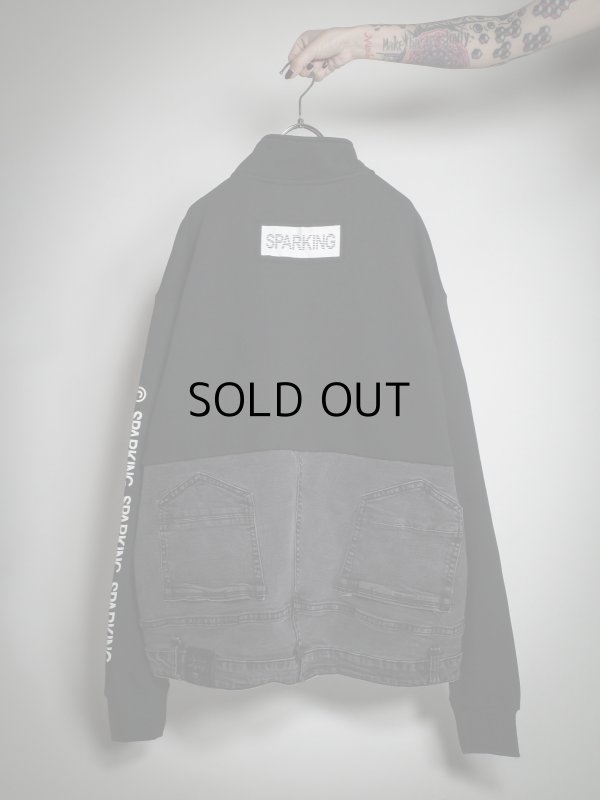 画像4: SPARKING SPARKING SPARKING - trip collection / 再構築ハーフジップトレーナー