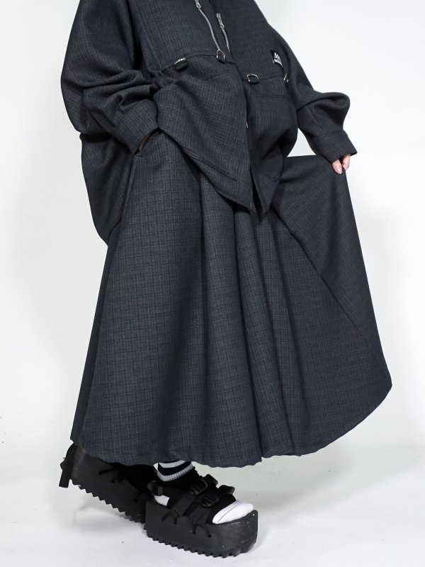 画像5: SPARKING SPARKING SPARKING / チェックハカマパンツ