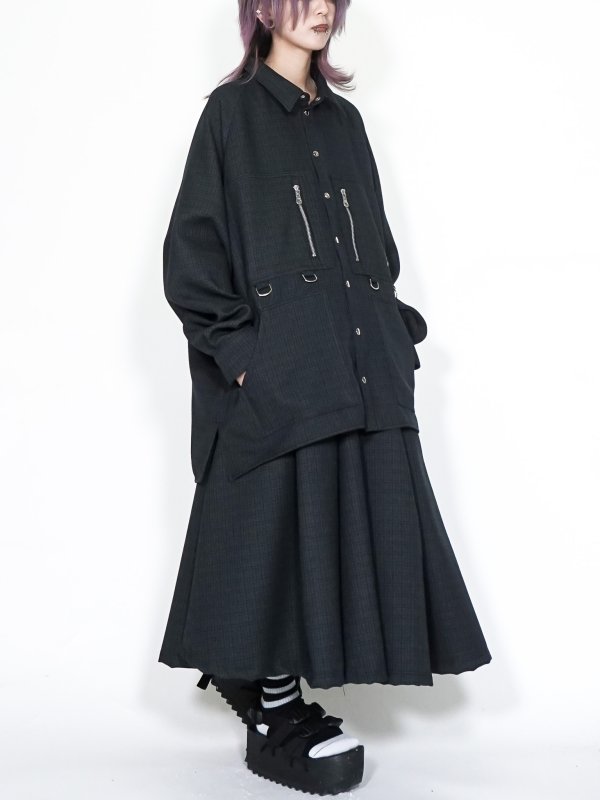 画像9: SPARKING SPARKING SPARKING / チェックハカマパンツ