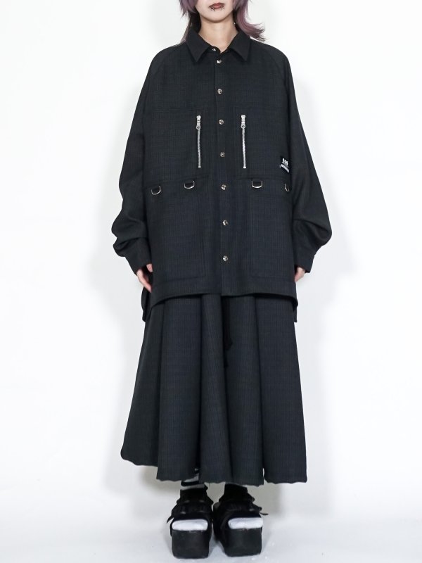 画像7: SPARKING SPARKING SPARKING / チェックハカマパンツ