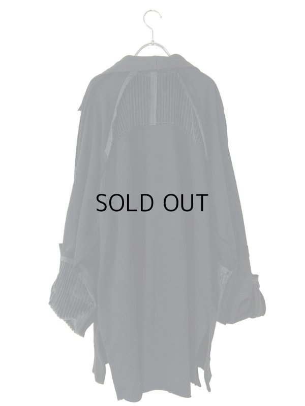 画像3: M:E/パーカー解体再構築オーバーサイズシャツジャケット